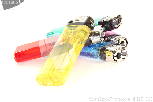 Image of colorful lighters