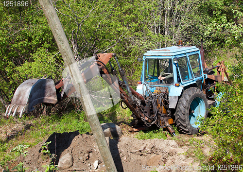 Image of Excavation for installation column