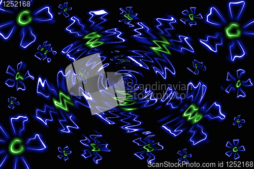 Image of Abstract background - shine flowers