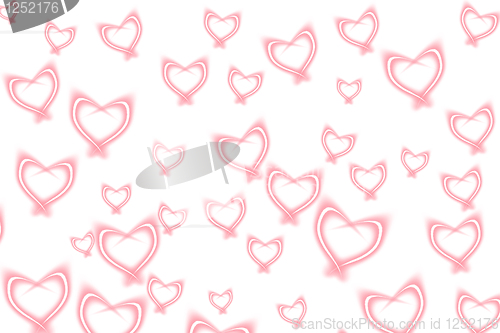 Image of Abstract background - shine hearts