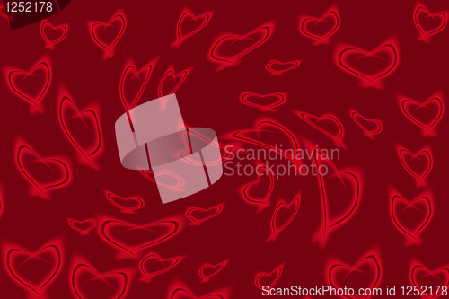 Image of Abstract background - shine hearts