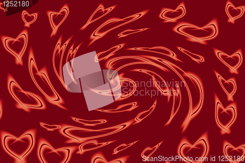 Image of Abstract background - shine hearts
