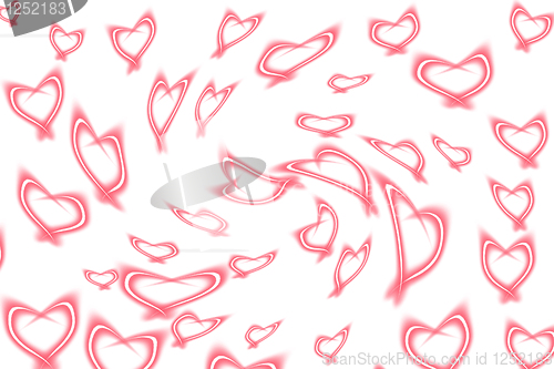 Image of Abstract background - shine hearts