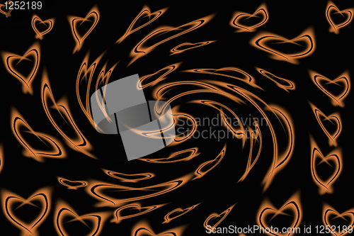 Image of Abstract background - shine hearts