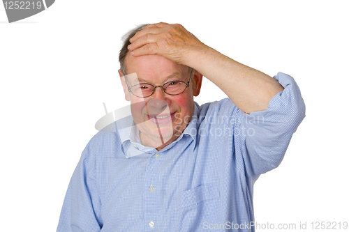 Image of Surprised Male senior
