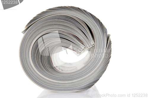 Image of Magazine Roll isolated on white 