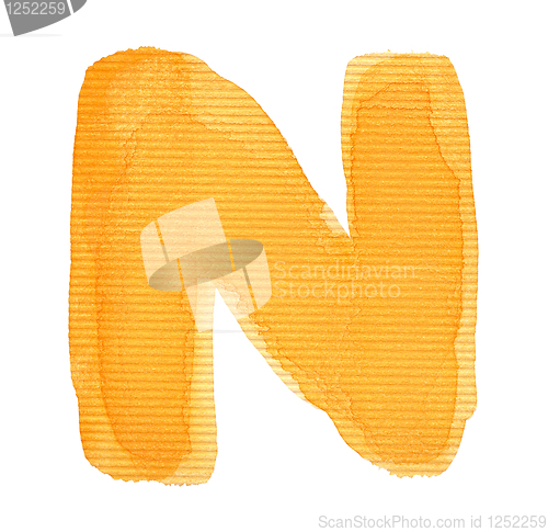 Image of Watercolor letter