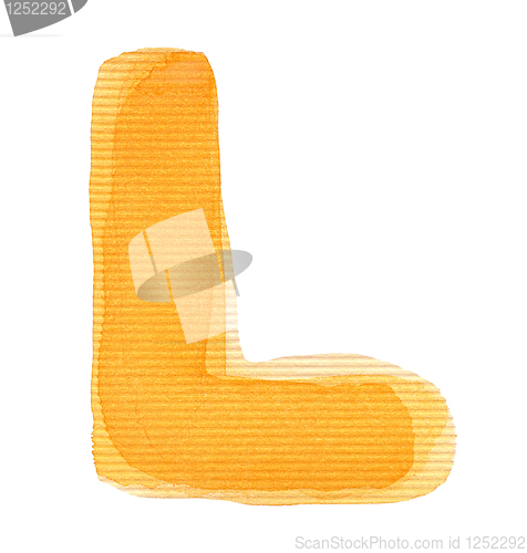 Image of Watercolor letter