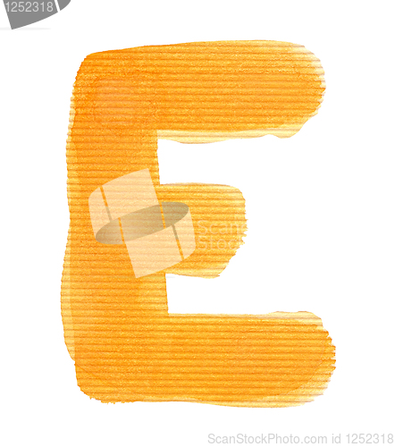 Image of Watercolor letter