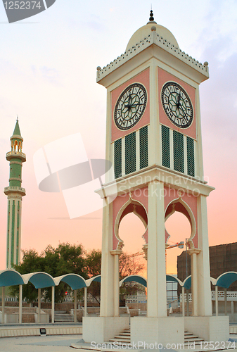 Image of Clock tower and Grand Mosque