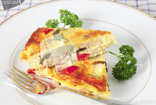 Image of Spanish omelet portions