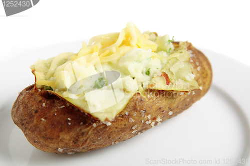 Image of Baked potato with cheese