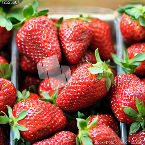 Image of strawberries background