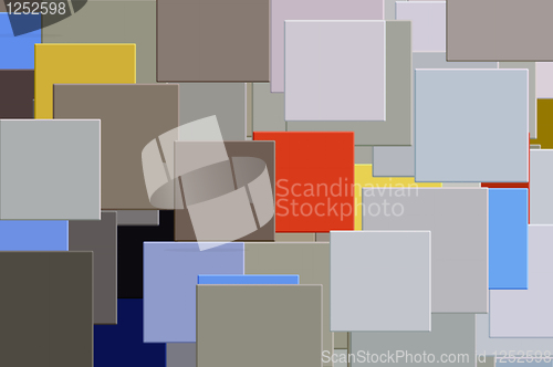 Image of abstract squares pattern