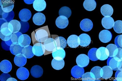 Image of blue lights