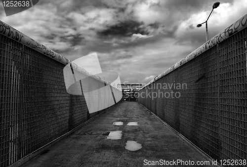 Image of metal overpass