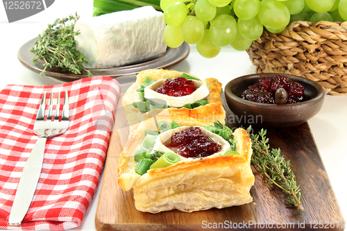 Image of Goat cheese tartlet