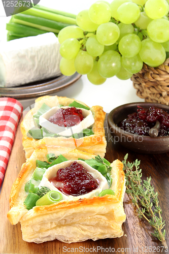 Image of Goat cheese tartlet