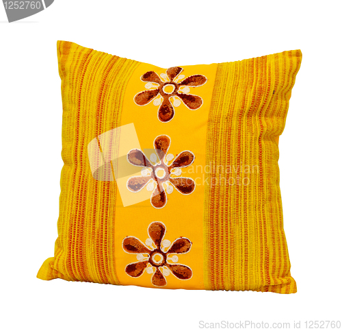 Image of Yellow pillow