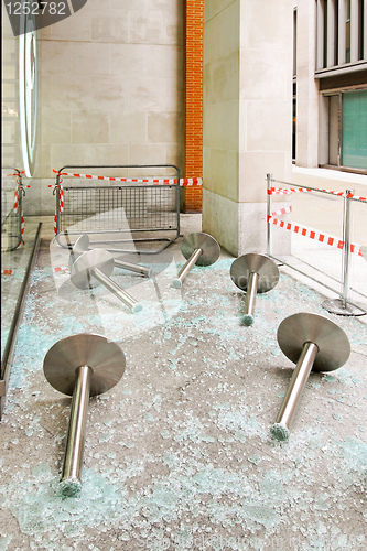 Image of Hooliganism destruction
