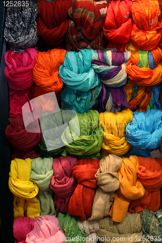 Image of Scarves display