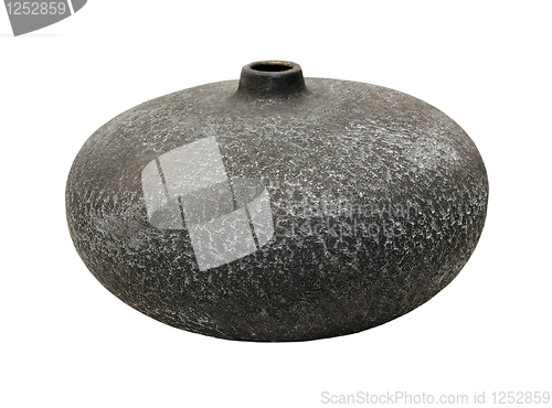 Image of Grey stone vase