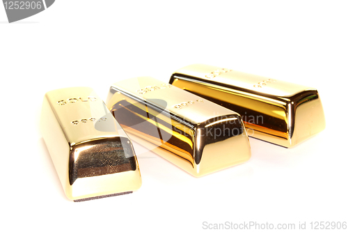 Image of Three gold bars
