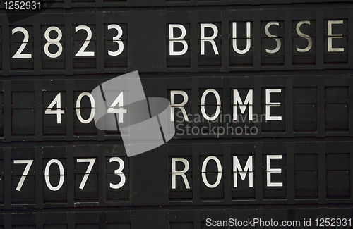 Image of Flight information for Rome