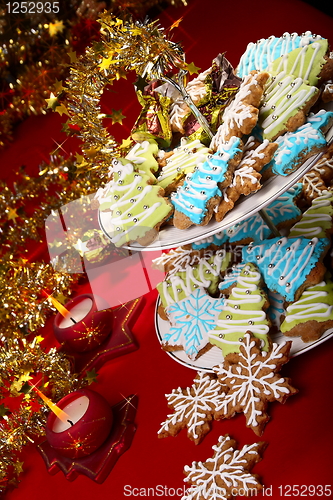 Image of Christmas ginger cookies.