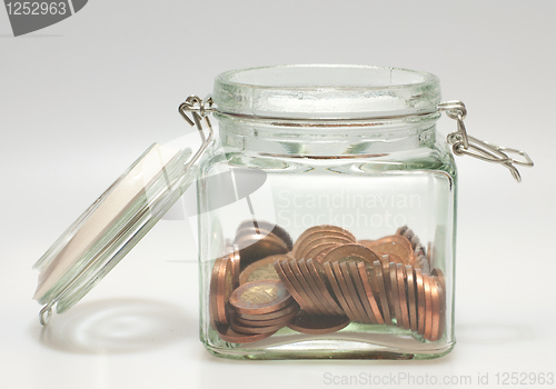 Image of Coins in Jar