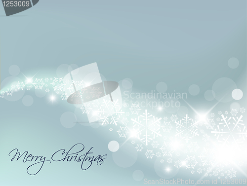 Image of Light Blue Abstract Christmas background