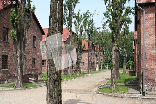 Image of Auschwitz buildings