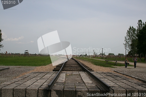 Image of Birkenau end of line