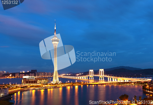 Image of Macau at night