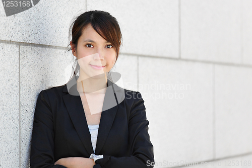 Image of young asian business woman