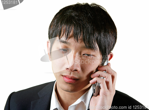 Image of man talk on phone