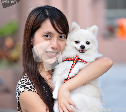 Image of girl and dog