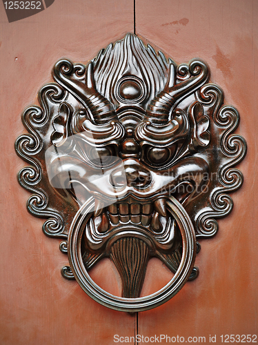 Image of lion door knob