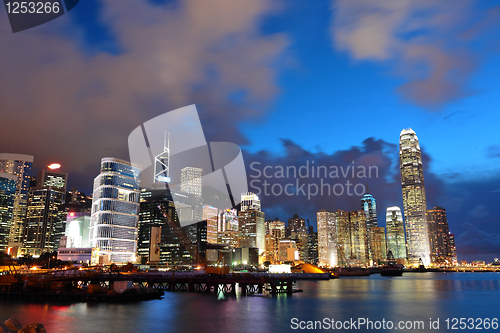 Image of Hong Kong at night