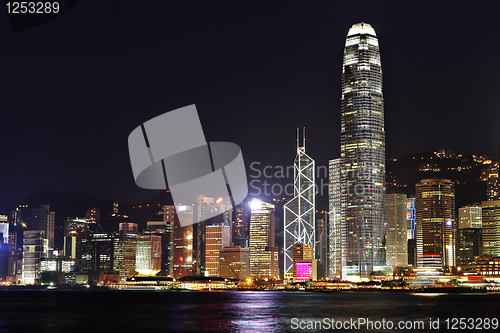 Image of Hong Kong at night