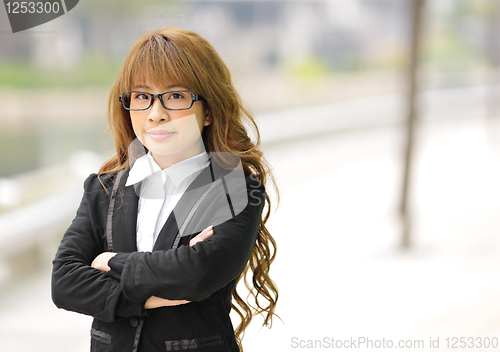 Image of young asian business woman