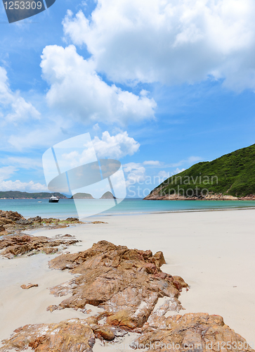 Image of Sai Wan beach in Hong Kong