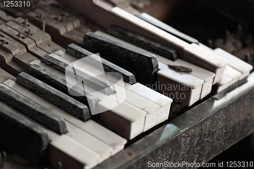 Image of Broken piano keys
