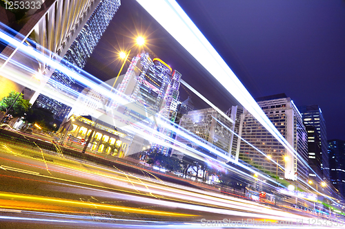 Image of traffic through downtown