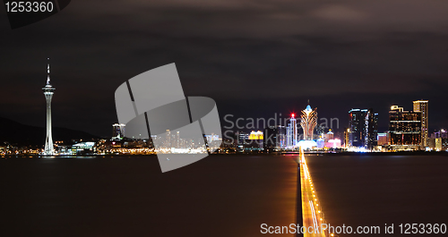 Image of macau at night