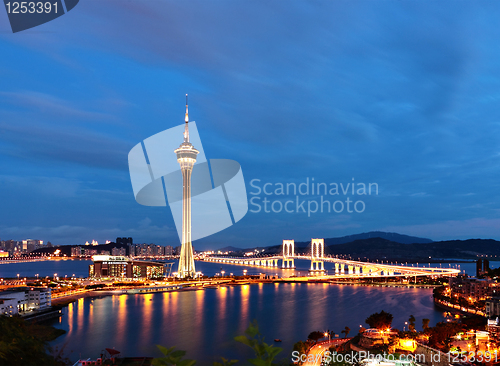 Image of Macau at night