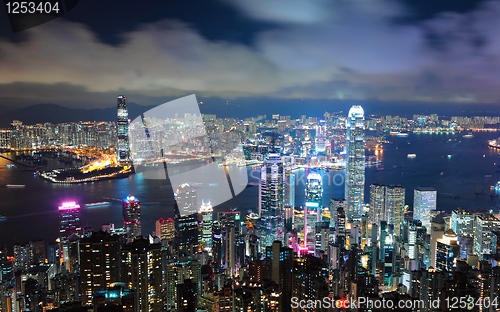 Image of Hong Kong at night