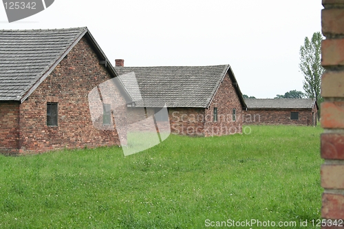 Image of Birkenau houses