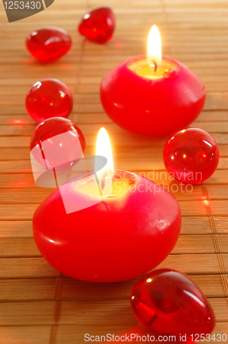 Image of romantic candle light