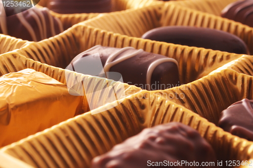 Image of chocolate praline